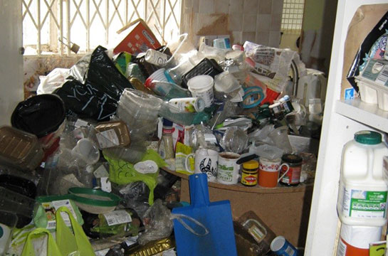 Hoarding rubbish